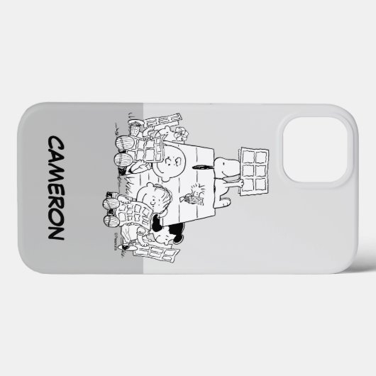 Peanuts Gang Reading Comic Case-Mate iPhone Hülle (Rückseite (Horizontal))