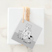 Peanuts Gang Reading Comic Geschenkanhänger (Beispiel)