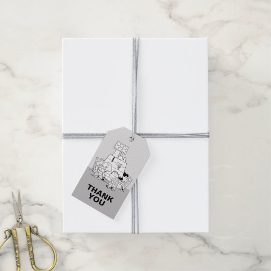 Peanuts Gang Reading Comic Geschenkanhänger (Mit Garn)