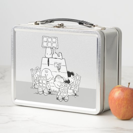 Peanuts Gang Reading Comic Metall Brotdose (Beispiel)