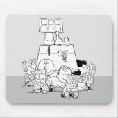 Peanuts Gang Reading Comic Mousepad (Vorne)