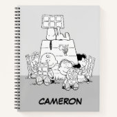 Peanuts Gang Reading Comic Notizblock (Vorderseite)