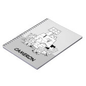 Peanuts Gang Reading Comic Notizblock (Linke Seite)