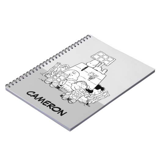 Peanuts Gang Reading Comic Notizblock (Linke Seite)