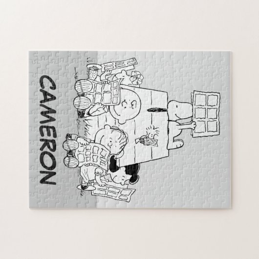 Peanuts Gang Reading Comic Puzzle (Horizontal)