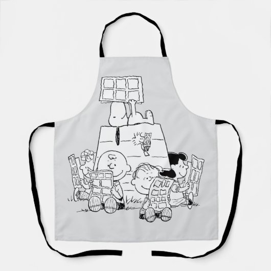Peanuts Gang Reading Comic Schürze (Vorderseite)