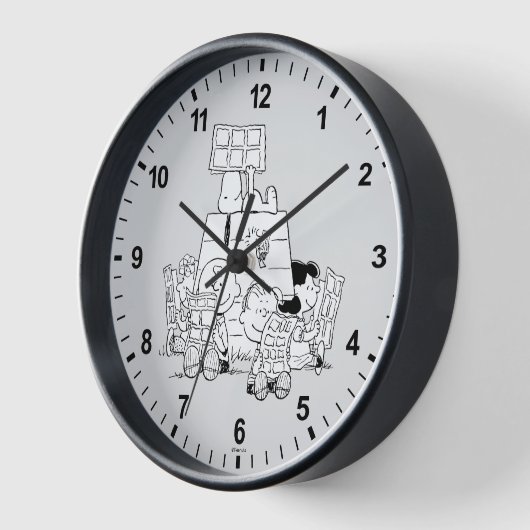 Peanuts Gang Reading Comic Uhr (Winkel)