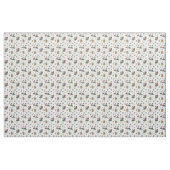 Peanuts Gang Sledding and Snowflakes Stoff (Yard (91,4 cm))