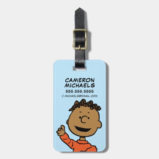 Peanuts | gepäckanhänger (Vorderseite vertikal)