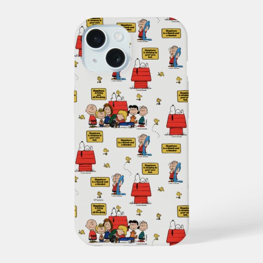 Peanuts | Glück ist… iPhone 15 Hülle (Rückseite)