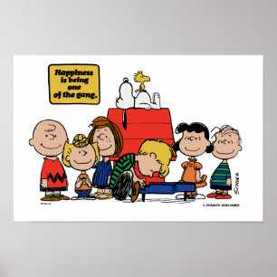 Peanuts Glücklichsein gehört dazu Poster