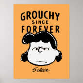 Peanuts | Grouchy Since Forever Lucy Poster (Vorne)