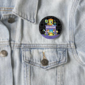Peanuts Halloween-Geisterhallen Button (Beispiel)