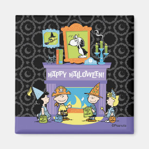 Peanuts Halloween-Geisterhallen Magnet