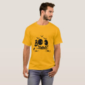 Peanuts Halloween Snoopy Woodstock BOO T-Shirt (Vorne ganz)