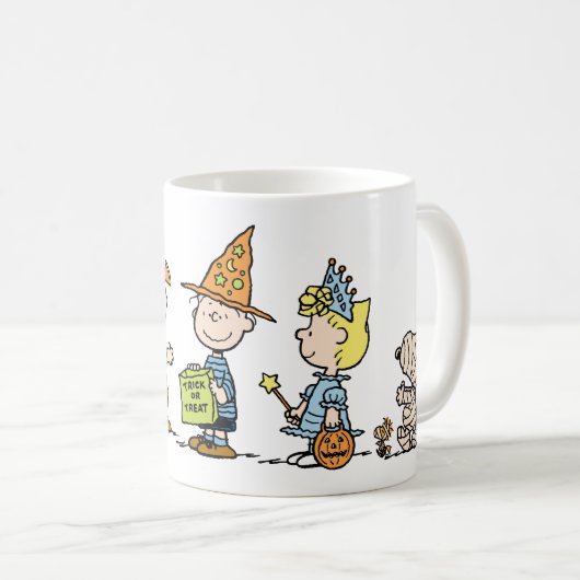 Peanuts Halloween Süßigkeiten oder Saures Kaffeetasse (VorderseiteRechts)