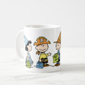 Peanuts Halloween Süßigkeiten oder Saures Kaffeetasse (Vorderseite Links)