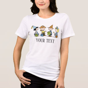 Peanuts Halloween Süßigkeiten oder Saures Tri-Blend Shirt