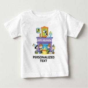 Peanuts Haunted Halls Halloween Baby T-shirt