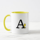 PEANUTS | Holz | Monogramm A Tasse (Links)