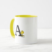 PEANUTS | Holz | Monogramm A Tasse (Vorderseite Links)