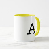 PEANUTS | Holz | Monogramm A Tasse (VorderseiteRechts)