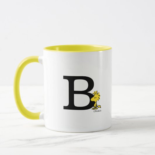 PEANUTS | Holz | Monogramm B Tasse (Links)
