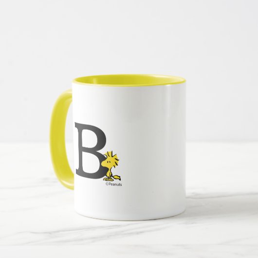 PEANUTS | Holz | Monogramm B Tasse (Vorderseite Links)