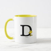PEANUTS | Holz | Monogramm D Tasse (Links)