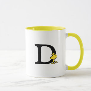 PEANUTS   Holz   Monogramm D Tasse