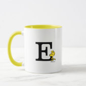 PEANUTS | Holz | Monogramm E Tasse (Links)