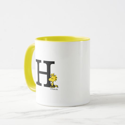 PEANUTS | Holz | Monogramm H Tasse (Vorderseite Links)
