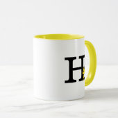 PEANUTS | Holz | Monogramm H Tasse (VorderseiteRechts)