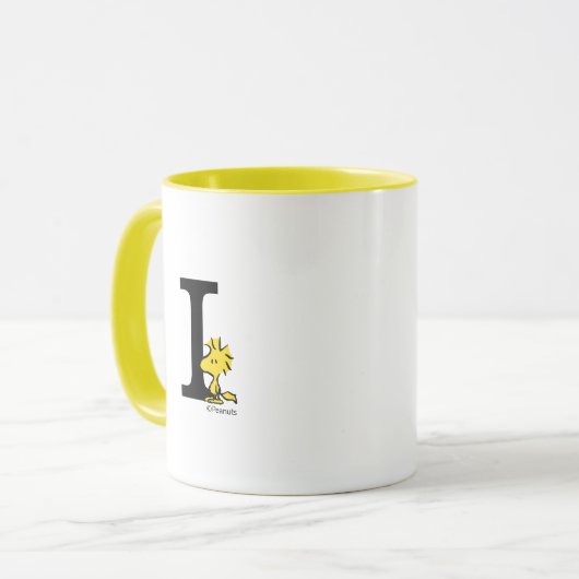 PEANUTS | Holz | Monogramm I Tasse (Vorderseite Links)