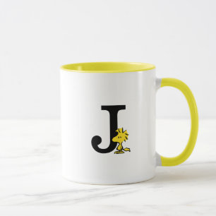 PEANUTS   Holz   Monogramm J Tasse