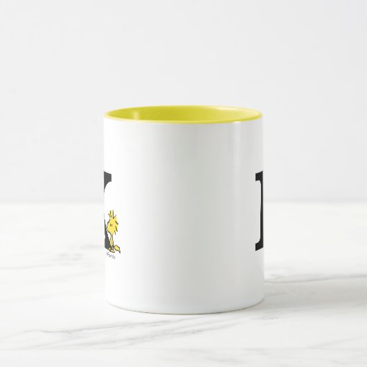 PEANUTS | Holz | Monogramm K Tasse (Zentrum)