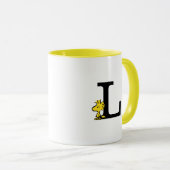 PEANUTS | Holz | Monogramm L Tasse (VorderseiteRechts)