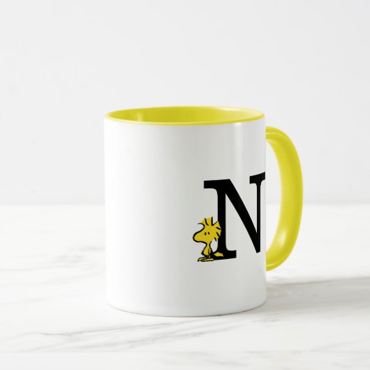 PEANUTS | Holz | Monogramm N Tasse (VorderseiteRechts)