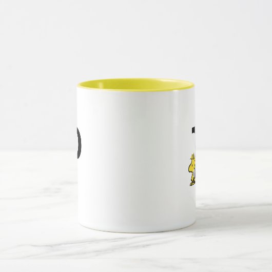 PEANUTS | Holz | Monogramm P Tasse (Zentrum)