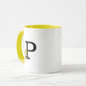 PEANUTS | Holz | Monogramm P Tasse (Vorderseite Links)