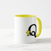 PEANUTS | Holz | Monogramm Q Tasse (VorderseiteRechts)