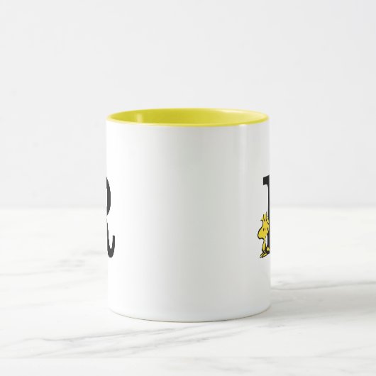 PEANUTS | Holz | Monogramm R Tasse (Zentrum)