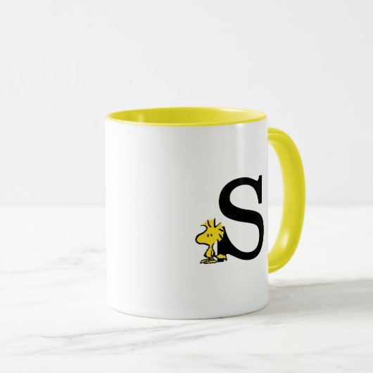 PEANUTS | Holz | Monogramm S Tasse (VorderseiteRechts)