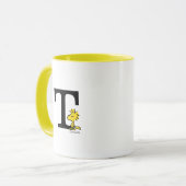PEANUTS | Holz | Monogramm T Tasse (Vorderseite Links)