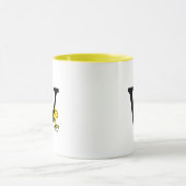 PEANUTS | Holz | Monogramm W Tasse (Zentrum)