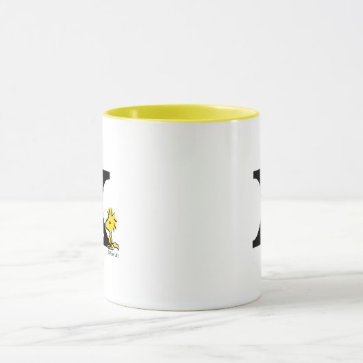 PEANUTS | Holz | Monogramm X Tasse (Zentrum)