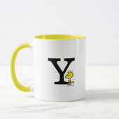 PEANUTS | Holz | Monogramm Y Tasse (Links)