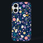 Peanuts In Bloom Pattern iPhone 16 Hülle<br><div class="desc">Take a look at this super cute design featuring Snoopy,  Woodstock,  Charlie Brown & Lucy in a colorful floral pattern.</div>