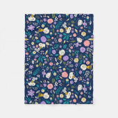 Peanuts In Bloom Pattern Fleecedecke (Vorderseite)