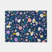 Peanuts In Bloom Pattern Fußmatte (Vorderseite)